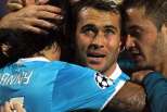 Zenit-FC Porto: Zenit festeja golo
