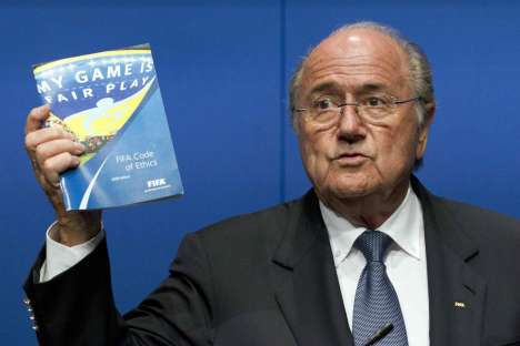 Joseph Blatter, conferência de imprensa
