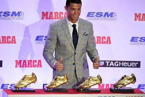 Cristiano Ronaldo 4ª bota de ouro