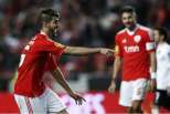 Benfica-Santa Clara (18/01/12): Nélson Oliveira festeja golo