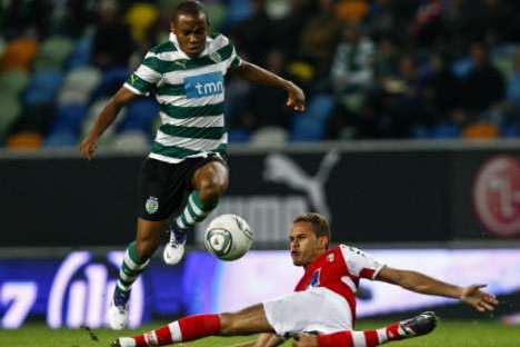 Sporting-Sporting de Braga (20/11/11): Elias passa por Ewerton