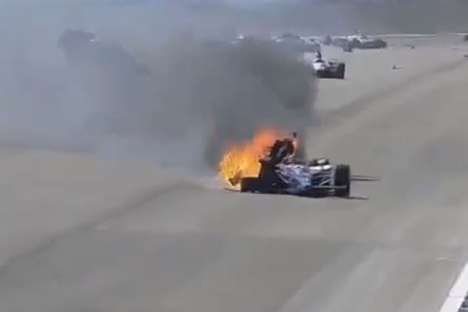 Acidente IndyCar1 (vídeo)