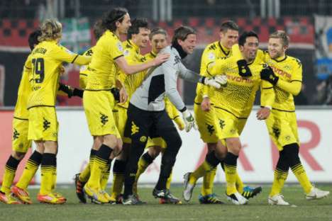 Borussia festeja golo (2012)
