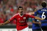 Benfica-Manchester United (14/09/11): foto 01 - Cardozo festeja golo