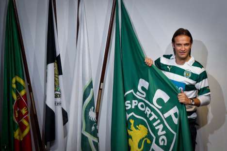 Diego Capel apresentado no Sporting