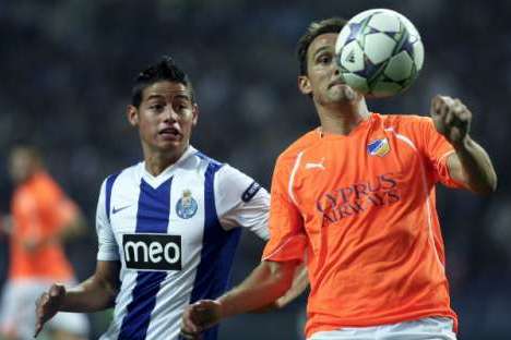 FC Porto-Apoel: James Rodriguez vs Manduca