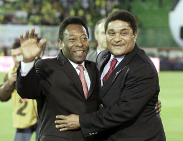 Eusébio e Pelé 