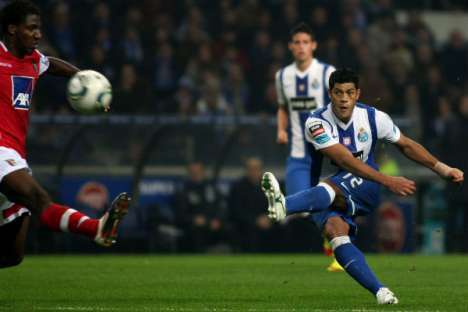 FC Porto vs Sp. Braga: Hulk remata para o 2-0