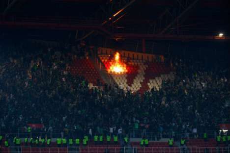 Benfica vs Sporting: Incêndio no Estádio da Luz (2)