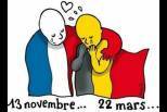 Atentados: solidariedade França-Bélgica