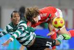 Liedson vs David Luiz (Sporting-Benfica)