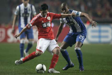 Benfica-FC Porto (02/03/12): Nolito vs Fernando