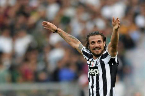 Osvaldo sorri (Juventus)