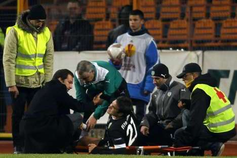 Vaslui-Sporting (03/11/11): Rinaudo lesionado