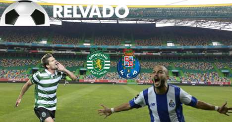 Sporting vs Fc Porto c/ logo relvado (2015/2016)
