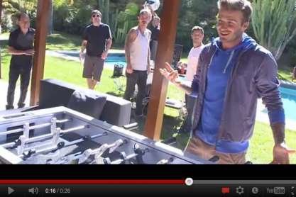Vídeo do Youtube: Beckham nos matraquilhos