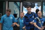 Dinamo Minsk, jogadores no aeroporto