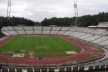 Estádio do Jamor (Visto de trás da baliza - bancadas vazias)