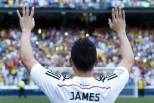 James Rodríguez de costas (Real Madrid)