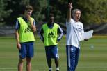 José Mourinho em treino do Chelsea
