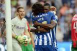 Licá festeja com Jackson golo do FC Porto