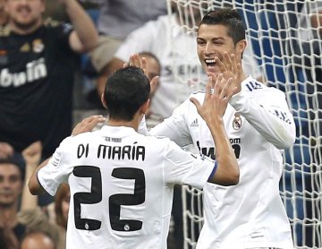 Di María e Cristiano Ronaldo (R.Madrid)