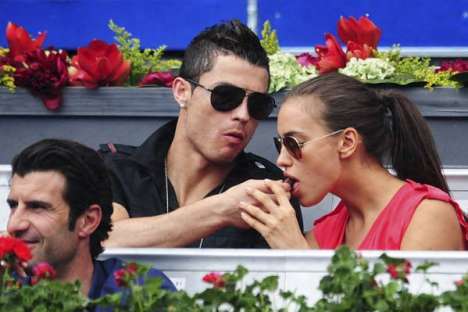 Cristiano Ronaldo e Irina no Open de Ténis de Madrid: 01