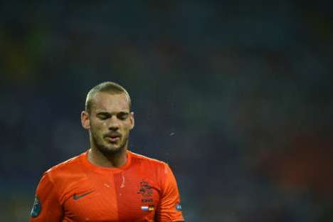 Euro 2012: Holanda-Alemanha - Wesley Sneijder desalentado
