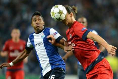 FC Porto-PSG (03/10/12): Alex Sandro vs Ibrahimovic