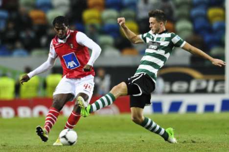 Sporting-Sporting de Braga (11/11/12): Van Wolfswinkel vs Douglão