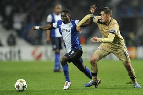 Christian Atsu em ação no FC Porto