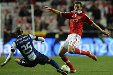 Benfica-FC Porto (13/01/13): Matic vs Fernando