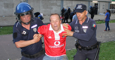 Adepto Benfica agredido em Guimarães