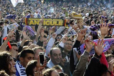 Festa do título do Real Madrid na Cibeles (2012): Euforia dos adeptos