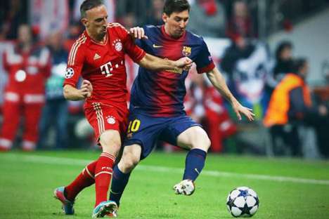 Bayern-Barcelona: Ribéry e Messi