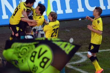 Borussia Dortmund festeja