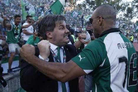 Bruno de Carvalho e Mustafá festejam Taça