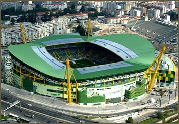 Estádio de Alvalade visto de cima
