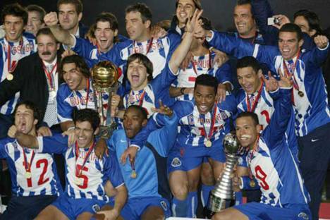 FC Porto celebra Taça Intercontinental 2004