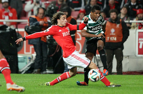 Heldon no Benfica-Sporting (com Marković)