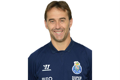 Julen Lopetegui sorri (FC Porto)