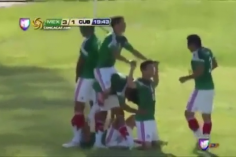 Vídeo: jogadores sub-20 do México festejam