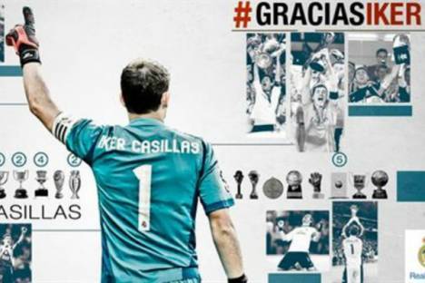 Real Madrid despede-se de Casillas