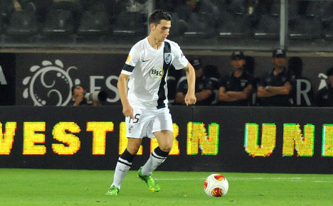 Paulo Oliveira em jogo do V. Guimarães