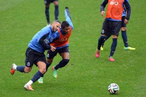FC Porto treino: Quaresma e Alex Sandro