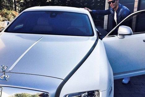 Cristiano Ronaldo Rolls Royce Ghost
