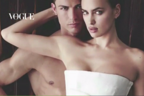 Vídeo: Cristiano Ronaldo e Irina fotografados para a Vogue