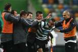 Sporting-Marítimo (22/12/11): Carrillo felicitado pelos colegas