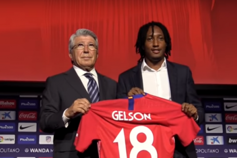Gelson Martins apresentado no Atlético de Madrid