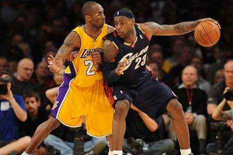 NBA: Kobe Bryant e Lebron James
